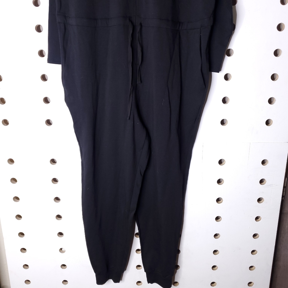 COZY-NEW Eileen Fisher Round Neck Ankle Jumpsuit - Picture 4 of 7